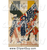 Clip Art of a Welcome Comrade-at-Arms! - Uncle Sam by JVPD