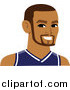 Clip Art of a Handsome Male Avatar Wearing a Jersey by Monica