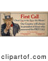 Clip Art of AFirst Call I Need You in the Navy This Minute Uncle Sam by JVPD