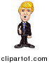 Clip Art of Mr Trump Standing and Pointing, Yelling and Firing People by